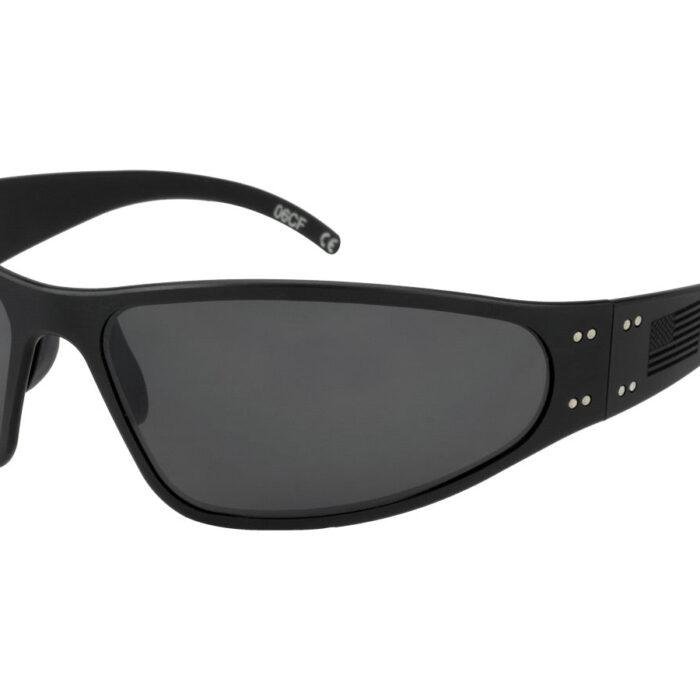 GATORZ PATRIOT - WRAPTOR BLACKOUT - BLACK - AMERICAN FLAG - SMOKED POLARIZED LENS