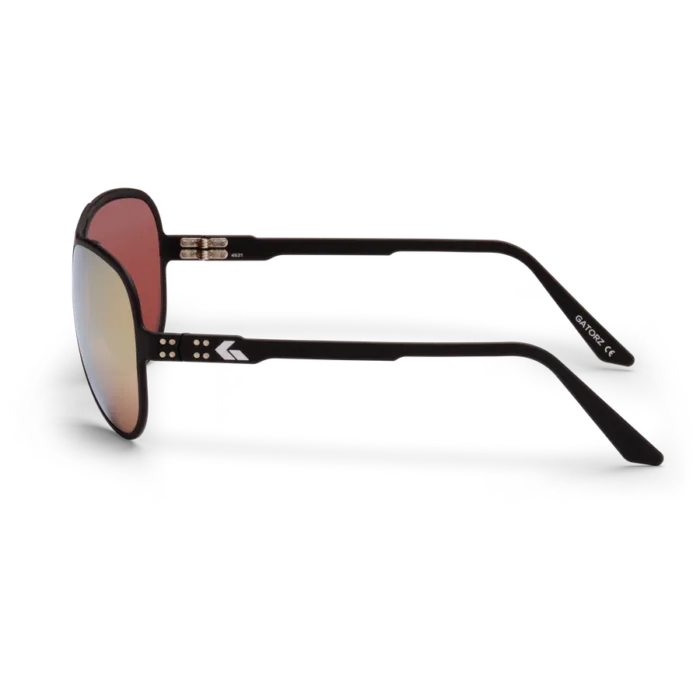 GATORZ - SKYHOOK - MATTE BLACK - ROSE POLAR W/ GOLD MIRROR
