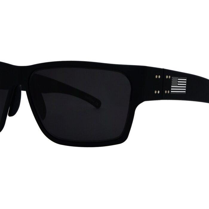 GATORZ DELTA - PATRIOT MATTE BLACK - SMOKED POLARIZED