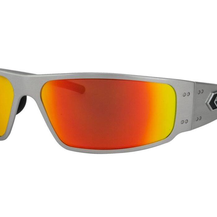 GATORZ MAGNUM - BRUSHED - SUNBURST MIRRORED POLARIZED LENS
