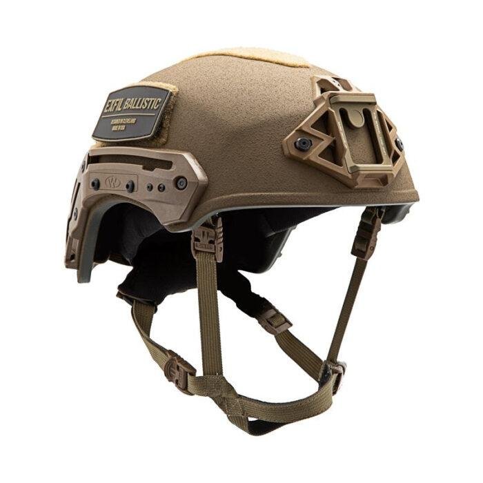 TEAM WENDY EXFIL BALLISTIC: COYOTE BROWN - SIZE 1 M/L w/ New Upgraded RAIL 3.0 - LED (Left Eye Dominant) RETENTION