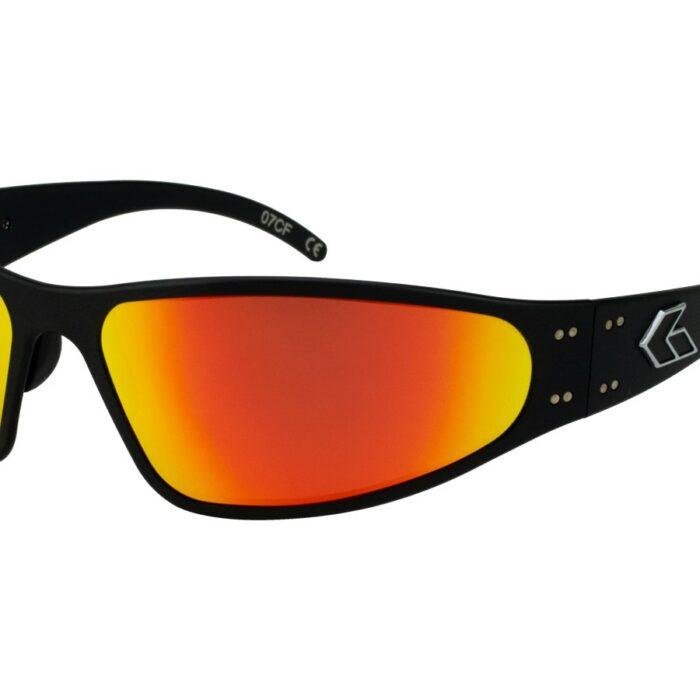 GATORZ WRAPTOR - BLACK - SUNBURST POLARIZED LENS