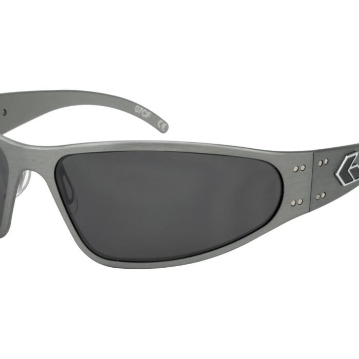 GATORZ WRAPTOR - GUN METAL - SMOKED POLARIZED LENS