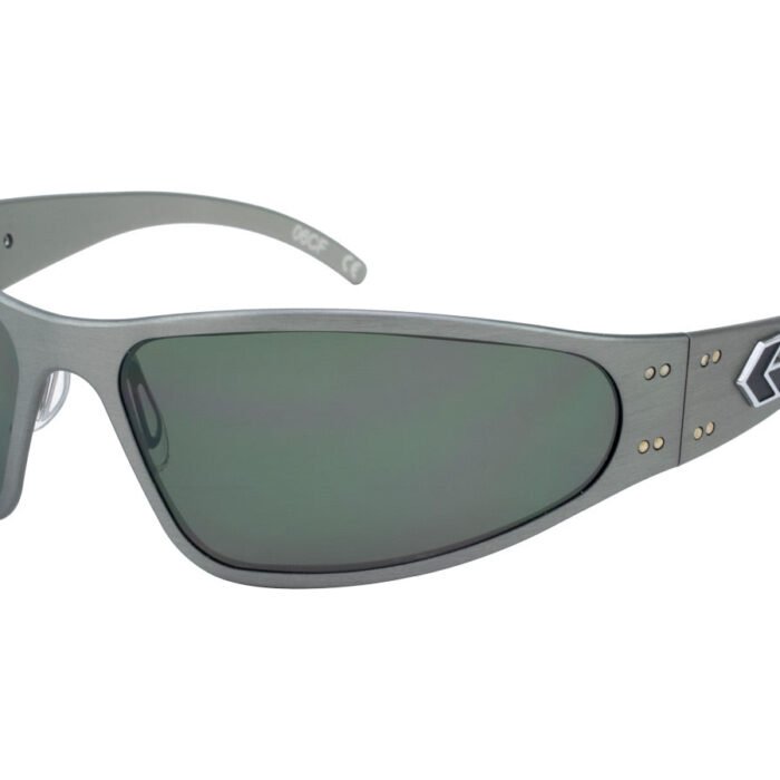 GATORZ WRAPTOR - GUN METAL - EMERALD POLARIZED LENS