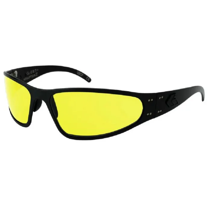 GATORZ WRAPTOR ANSI Z87+ BLACK / YELLOW ANTI-FOG