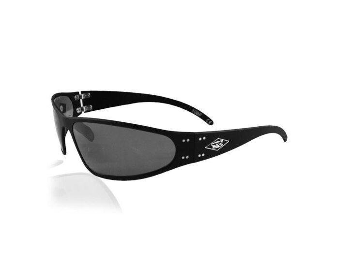 GATORZ THROWBACK - WRAPTOR - BLACK - THROW BACK LOGO - SMOKED POLARIZED LENS